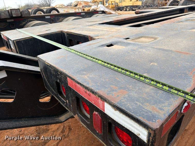 image for item FK2536 1988 Siebert lowboy equipment trailer