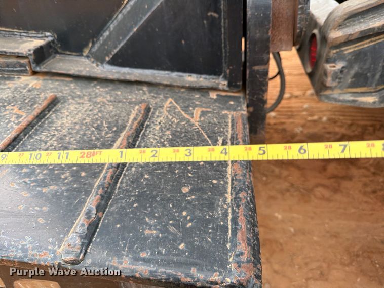 image for item FK2536 1988 Siebert lowboy equipment trailer