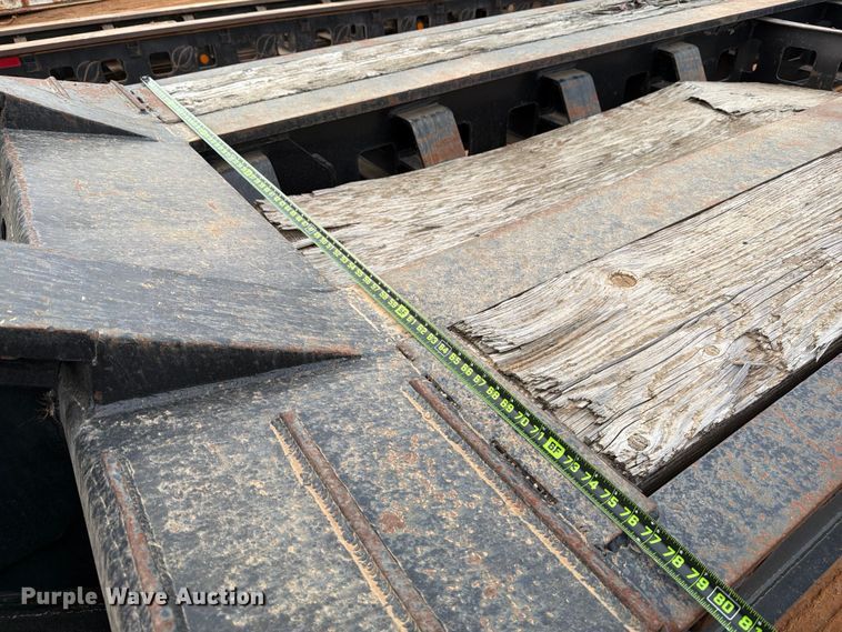 image for item FK2536 1988 Siebert lowboy equipment trailer