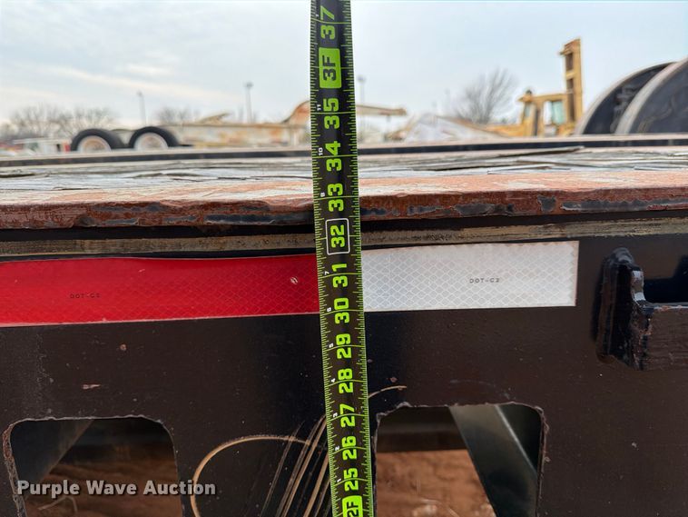 image for item FK2536 1988 Siebert lowboy equipment trailer