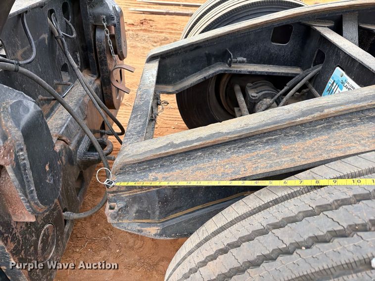 image for item FK2536 1988 Siebert lowboy equipment trailer