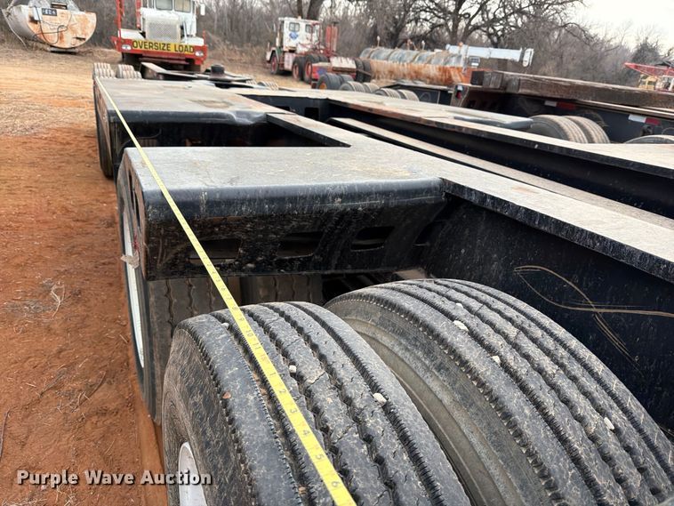 image for item FK2536 1988 Siebert lowboy equipment trailer