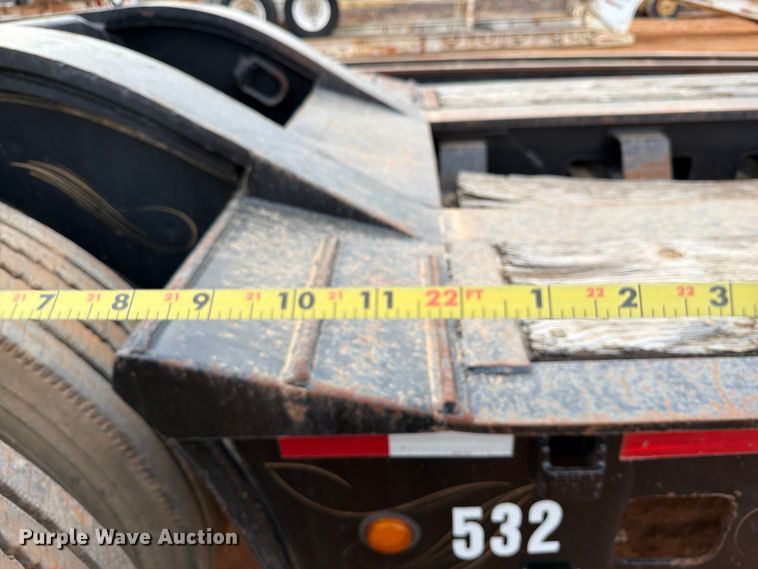 image for item FK2536 1988 Siebert lowboy equipment trailer