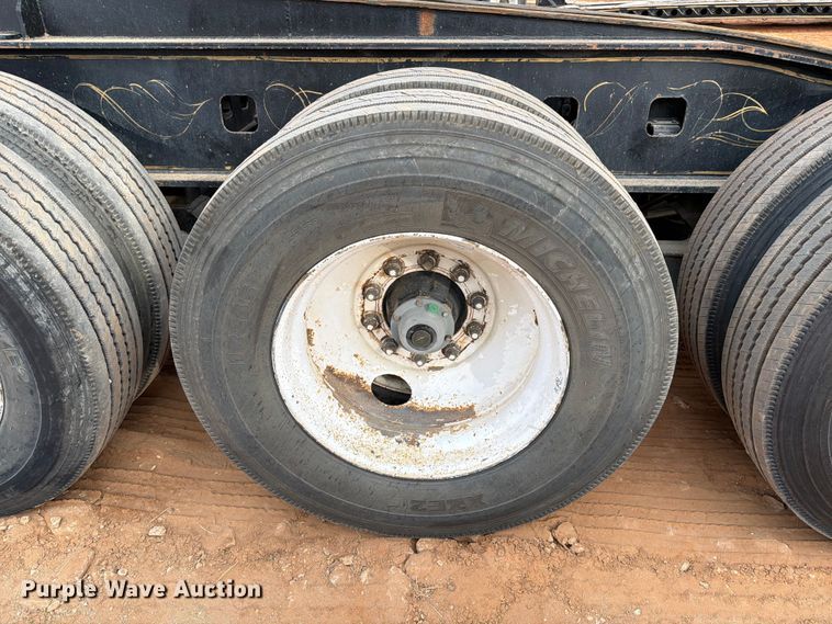 image for item FK2536 1988 Siebert lowboy equipment trailer