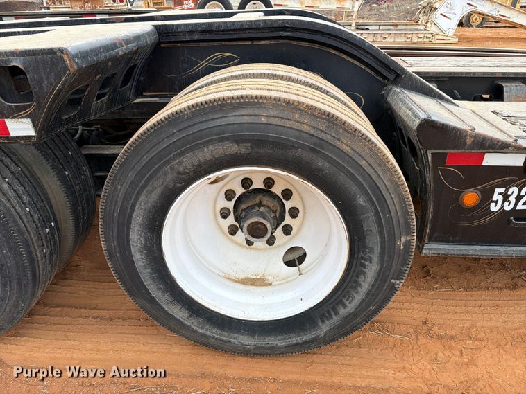 image for item FK2536 1988 Siebert lowboy equipment trailer