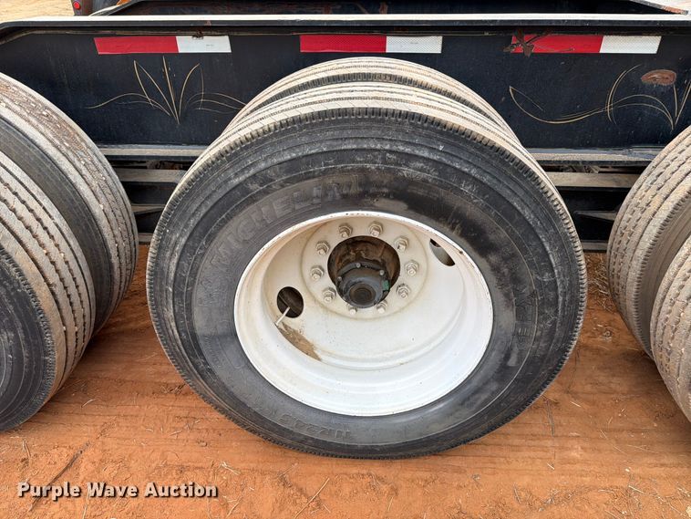 image for item FK2536 1988 Siebert lowboy equipment trailer