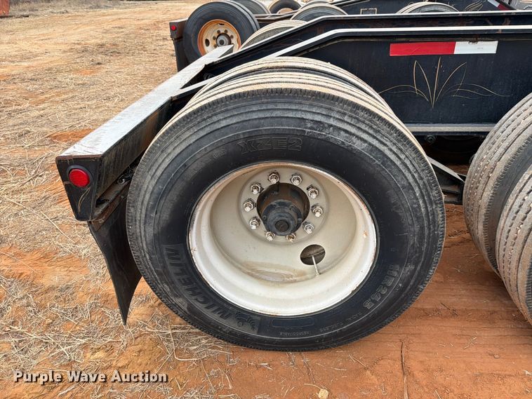 image for item FK2536 1988 Siebert lowboy equipment trailer