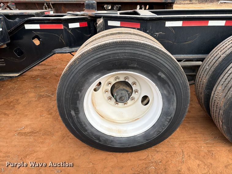 image for item FK2536 1988 Siebert lowboy equipment trailer