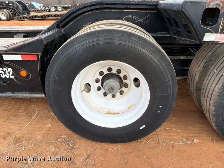 image for item FK2536 1988 Siebert lowboy equipment trailer