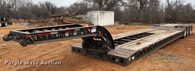 image for item FK2537 1986 Siebert lowboy equipment trailer