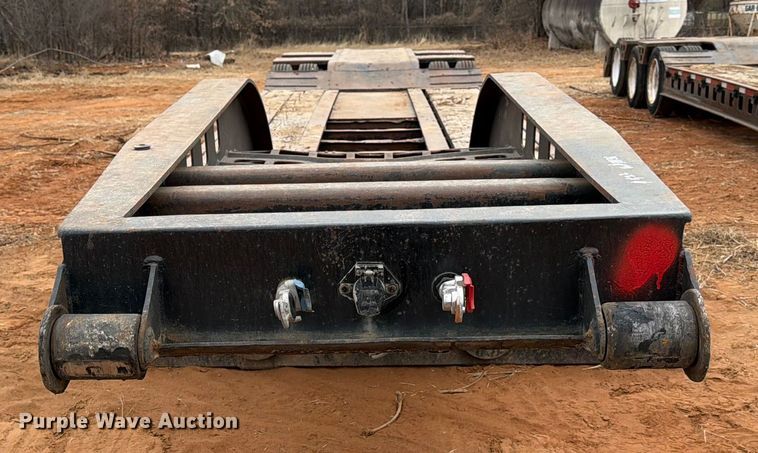 image for item FK2537 1986 Siebert lowboy equipment trailer