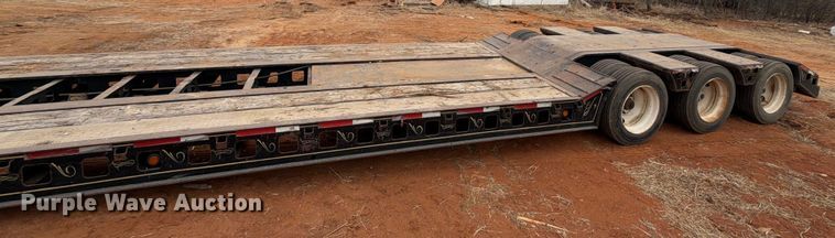 image for item FK2537 1986 Siebert lowboy equipment trailer