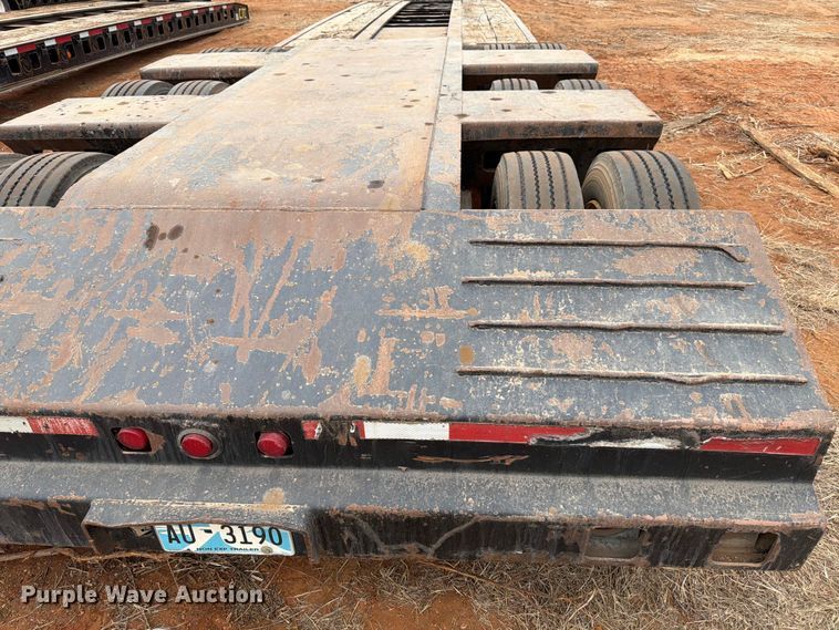 image for item FK2537 1986 Siebert lowboy equipment trailer