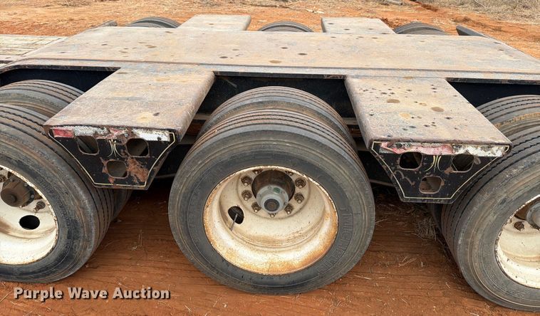 image for item FK2537 1986 Siebert lowboy equipment trailer