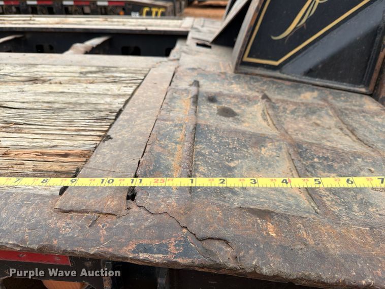 image for item FK2537 1986 Siebert lowboy equipment trailer