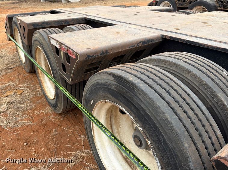 image for item FK2537 1986 Siebert lowboy equipment trailer
