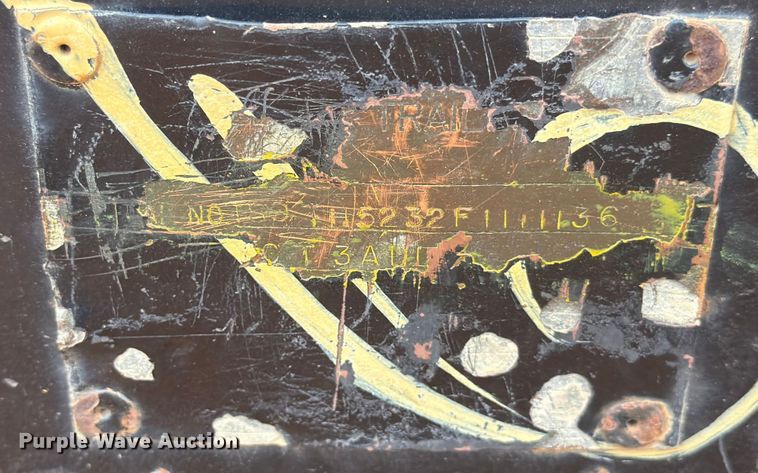 image for item FK2537 1986 Siebert lowboy equipment trailer