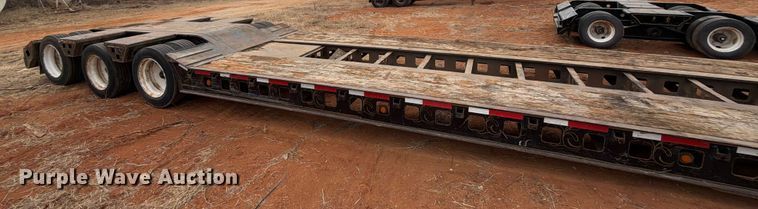 image for item FK2538 1984 Siebert lowboy equipment trailer