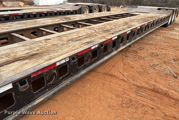 image for item FK2538 1984 Siebert lowboy equipment trailer
