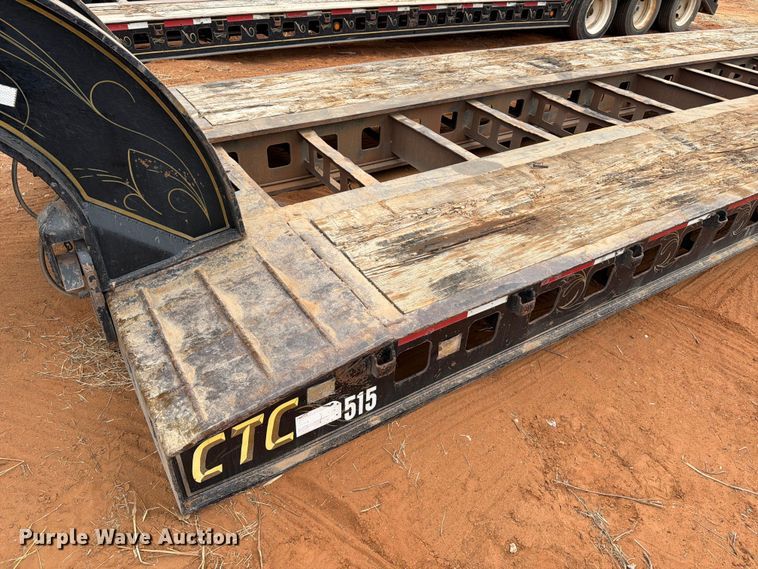 image for item FK2538 1984 Siebert lowboy equipment trailer