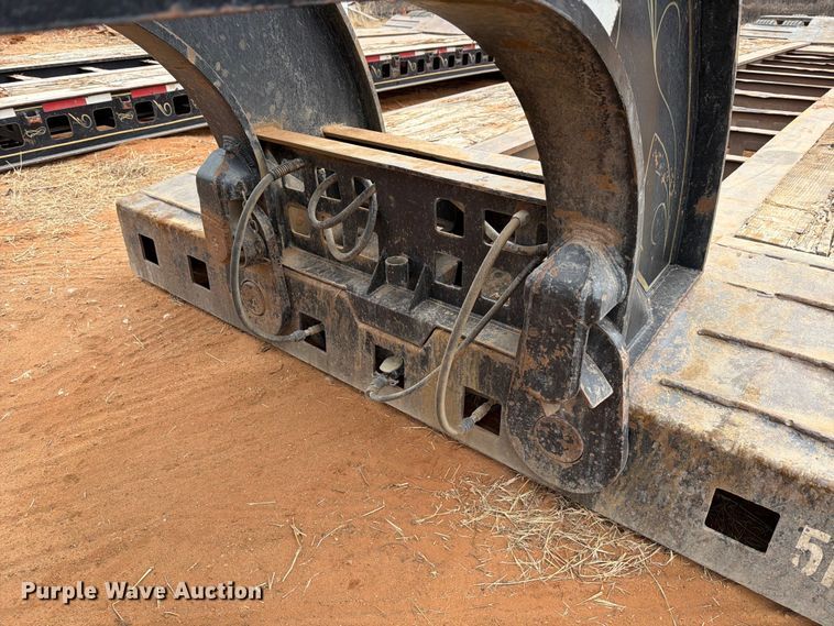 image for item FK2538 1984 Siebert lowboy equipment trailer
