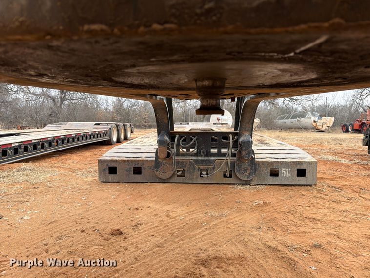 image for item FK2538 1984 Siebert lowboy equipment trailer