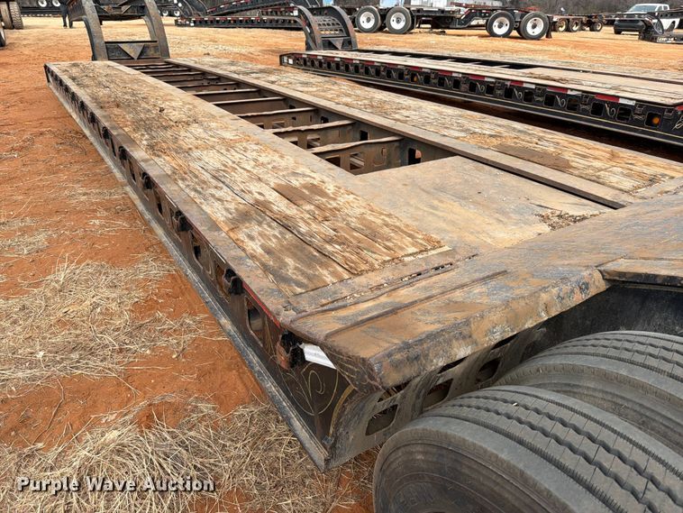 image for item FK2538 1984 Siebert lowboy equipment trailer