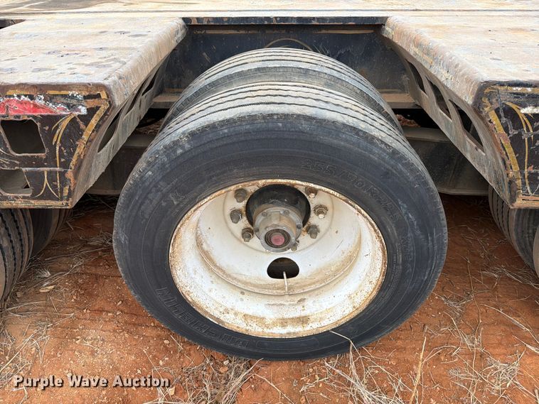 image for item FK2538 1984 Siebert lowboy equipment trailer