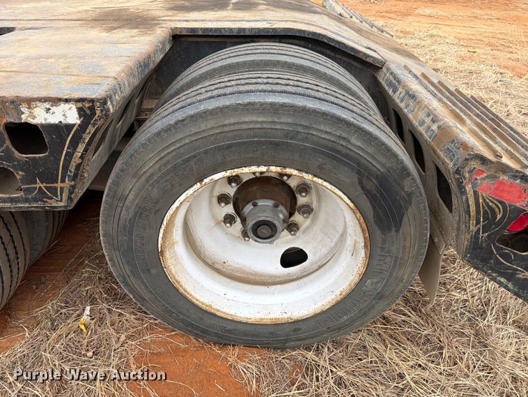 image for item FK2538 1984 Siebert lowboy equipment trailer