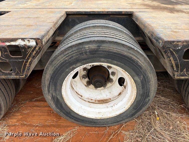 image for item FK2538 1984 Siebert lowboy equipment trailer