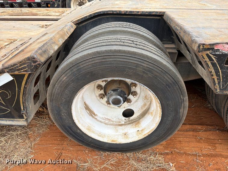 image for item FK2538 1984 Siebert lowboy equipment trailer