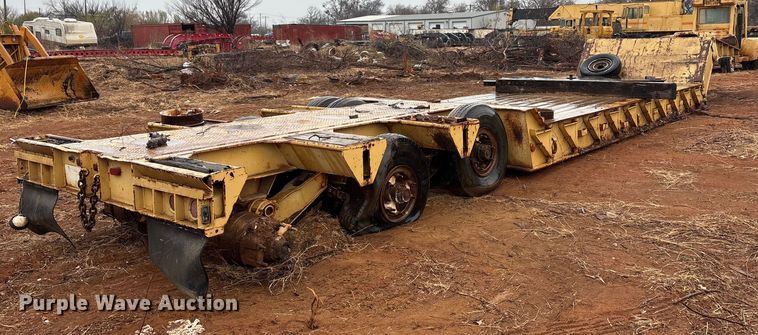 image for item FK2541 1979 Load king lowboy equipment trailer