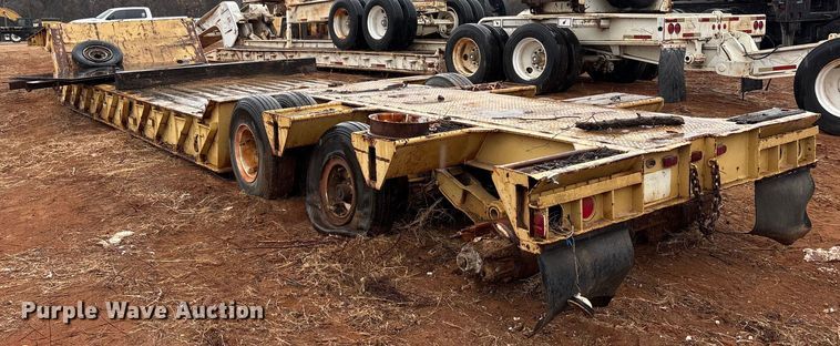 image for item FK2541 1979 Load king lowboy equipment trailer