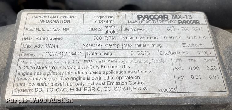 image for item YA1172 2018 Kenworth T680 semi truck