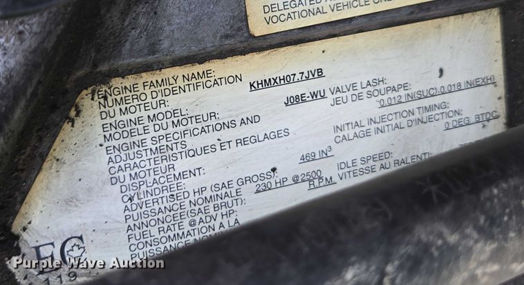 image for item YA1386 2020 Hino  box truck