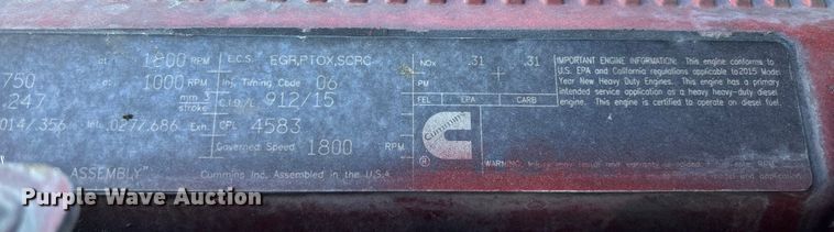 image for item YA1656 2016 Kenworth T680  semi truck