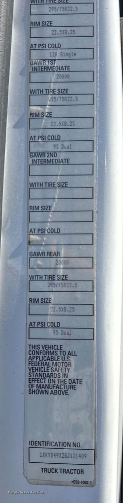 image for item YA1656 2016 Kenworth T680  semi truck