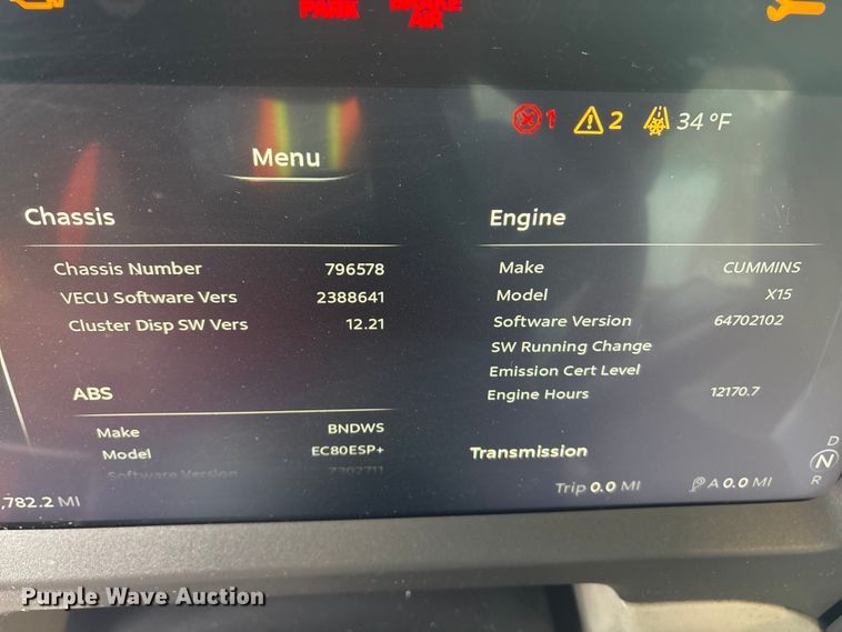 image for item YA1687 2022 Peterbilt 567 semi truck