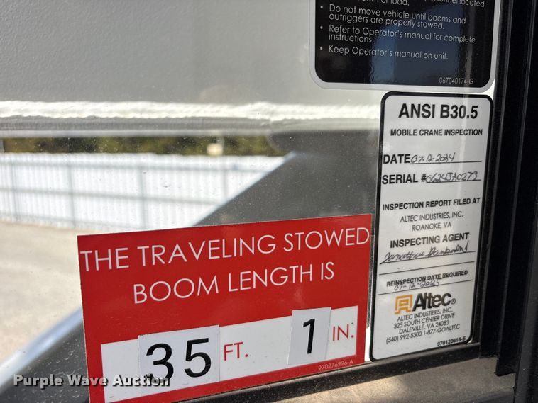 image for item YA2100 2025 Peterbilt 567 crane truck