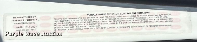 image for item YA2100 2025 Peterbilt 567 crane truck