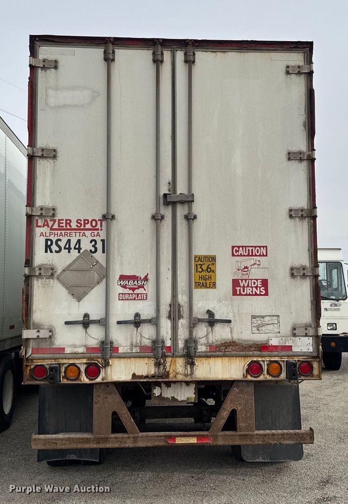 image for item YA2184 2009 Wabash dry van trailer