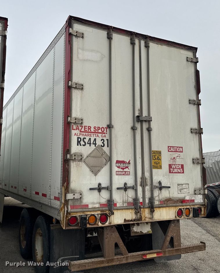 image for item YA2184 2009 Wabash dry van trailer