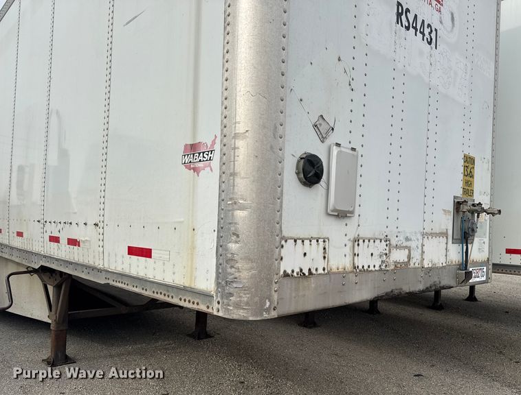 image for item YA2184 2009 Wabash dry van trailer