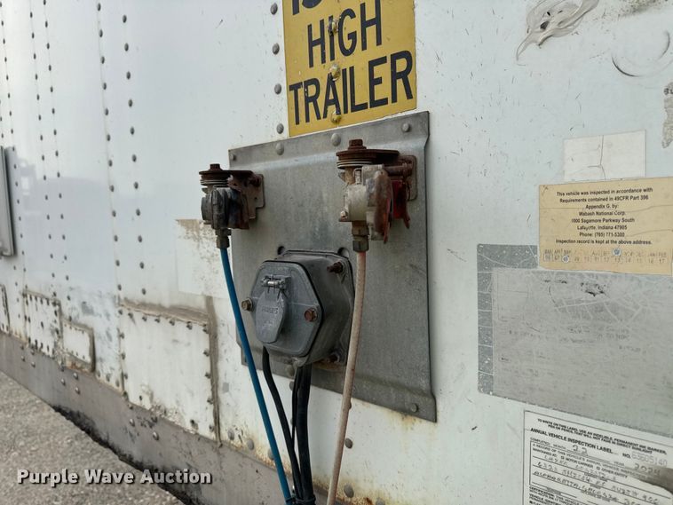 image for item YA2184 2009 Wabash dry van trailer