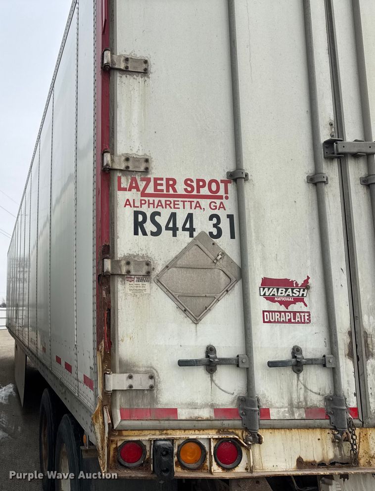 image for item YA2184 2009 Wabash dry van trailer