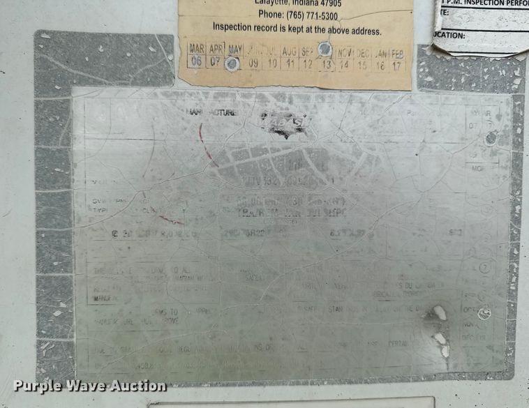 image for item YA2184 2009 Wabash dry van trailer