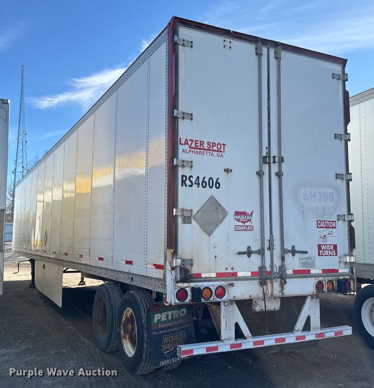 image for item YA2208 2009 Wabash dry van trailer