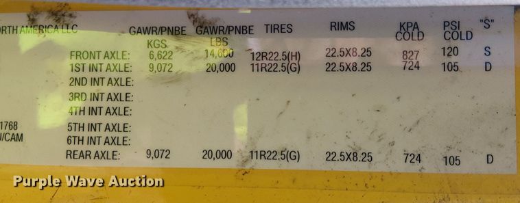 image for item YA2219 2023 Freightliner 108SD truck cab and chassis