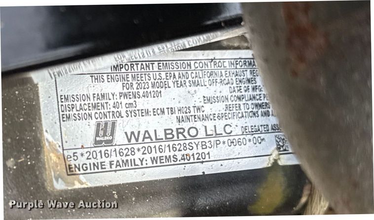 image for item DQ4351 2024 Cushman Shuttle 2 EFI golf cart