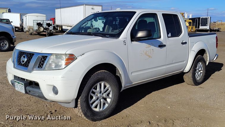 image for item DT0948 2016 Nissan Frontier Crew Cab pickup truck